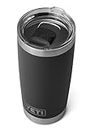 YETI Rambler, Stainless Steel, Vacuum Insulated Tumbler with Magslider Lid, Black, 20oz (591ml)