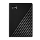 Western Digital 2Tb My Passport Portable Hard Disk Drive, Compatible with Windows and Mac, External HDD-Black, usb3.0, Pack of 1