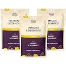 Gaia Herbs Immune Lozenges - Immune Support Lozenges - USDA Certified Organic - Vitamin C, Lemon Flavor - 3 Pack, 72 Lozenges