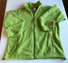 Columbia Sportswear Women’s Size Large Lime Green Full Zip Fleece Jacket WL6114