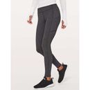 Lululemon Women’s Speed Up Tight 28" Power Luxtreme Variegated Knit Grey Black 4