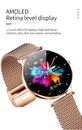 CanMixs Sport Smartwatch Damen Mädchen 1,36" AMOLED Luxus Smart Clock Wasserdicht