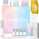 Lash Lift and Tint Kit with Keratin Conditioning by CICI | Instant Professional Perming, Lifting & Tinting for Eyelashes | Black Color Dye | Long-Lasting Salon Results At Home | DIY Tools and Supplies