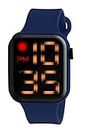 La Classe Watches Digital Dial LED Display Smart Design Kids Watch (Navy Blue)