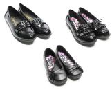 Mädchen Damen Dolly Schuhe schwarz Patent Slipper Schule Arbeitsschuhe UK 13-8