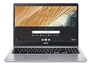 Acer Chromebook 315, 15.6" HD Widescreen, Intel Celeron N4020, 4GB LPDDR4, 64GB eMMC, Chrome OS, CB315-3H-C0UU Silver