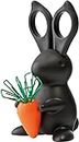 QUALY - accessoire de bureau original rigolo lapin qualy bunny noir QL10115BK