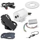 4400RPM 2500W 60V Electric Scooter Motor Brushless DC Motor Kits Electric Gokart Mid Motors with 45A Speed Controller, Throttle, Foot Pedal E-Scooter E-Bike Dirt Bike Motorcycle