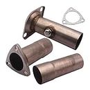 Enakshi 3pieces 2.5 Adjustable Cat Exhaust Pipe Converter Set for LS RS GS GSR B16 | Parts & Accessories | Car & Truck Parts | Exhaust | Exhaust Manifolds & Headers
