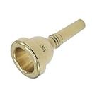 Cheerock 12C Trombone Mouthpiece, Gold Plated Small Shank Mouthpiece, Euphonium Mouthpiece with Superior Sound, Excellent for Baritone and Trombone Instrument Accessories
