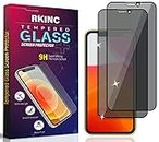 Screen Protector [2-Pack] for iPhone XR/iPhone 11 6.1-Inch, RKINC Privacy Tempered Glass Film Screen Protector, [Anti Spy][LifetimeWarranty][Anti-Scratch][Anti-Shatter][Bubble-Free]