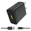 Fast Charger for Samsung Galaxy A, Samsung Galaxy A01 Core, A 01, Samsung Galaxy A02, A 02, Samsung Galaxy A03, A 03, Samsung Galaxy A03 Core, A03CORE,Samsung Galaxy A10s, A10 S, A 10 S Charger Original Like Adapter Wall Charger | Mobile Chargers | Fast Charger | USB Charger with 1 Meter Micro USB Charging Data Cable (2.4 Amp, 1K2| Black)
