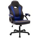Play haha.Gaming chair Office chair Swivel chair Computer chair Work chair Desk chair Ergonomic Chair Racing chair Leather chair PC gaming chair (Blue)