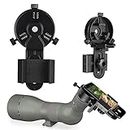 Celticbird Newest Smartphone Scope Adapter- Phone Mount for Spotting Scopes& Binoculars& Monocular& Telescope& Microscope