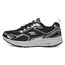 Skechers mens Go Run Consistent - Performance Running & Walking Shoe Sneaker, Black/Grey, 10 X-Wide US