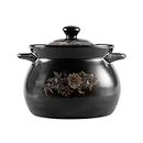 UPKOCH Ceramic Cooking Pot Ceramic Casserole Pot 1.8L Earthenware Clay Pot with Lid and Handle Cooking Casserole Oven for Home Kitchen Cookware Ceramic Bowl