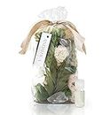 ANDALUCA Gardens of Bali Scented Potpourri | Made in California | Large 20 oz Bag + Fragrance Vial | Scents of Crushed Jasmine Leaves, Tangelo Peel and Lily