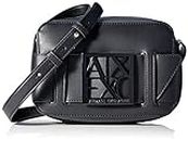 Armani Exchange Susy Camera Case, Custodia per Fotocamera Donna, Nero, Einheitsgröße
