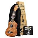 Kala Official Learn to Play Ukulele Soprano Starter Kit, Satin Mahogany “ Includes online lessons, tuner app, and booklet (KALA-LTP-S)