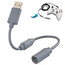 OSTENT USB Breakaway Extension Cable Adapter Compatible for Microsoft Xbox 360 Wired Controller