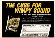 1990 Old Colony Sound Lab Peterborough New Hampshire VTG Lowrider Print Ad 5x8"