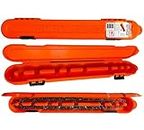 Chain Locker Original Chainsaw Chain Storage Case Orange Organization Box Universal for 6”, 8”, 10”, 12”, 14”, 16”, 18” and 20” Blade Chains Made in USA