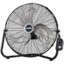 Lasko 20" High Velocity QuickMount, Easily Converts from a Floor Wall Fan, 7 x 22 x 22 inches, Black 2264QMC, 1 Units
