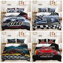 Race to Win Extreme Racing Automobile Off-Road Doona Duvet Quilt Cover Bed Set