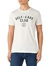 TOM TAILOR Denim Hommes T-shirt imprimé 1033927, 10338 - Soft Light Beige, L