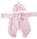 Gotz 2-pc Pink Print Knit Sleep 'n Play Outfit for 12"-13" Baby Dolls