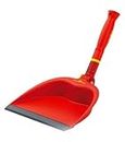 Wolf Garten Plastic Large Dustpan for All Surfaces, Home, Kitchen & Outdoor with Long Foldable Handle
