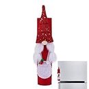 Christmas Handle Covers for Refrigerator - Santa Claus Gnome Fridge Door Handles Covers,Christmas Kitchen Appliance for Fridge Oven Microwave Dishwasher