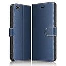 ELESNOW Hülle für iPhone 6 Plus / 6s Plus, Premium Leder Klappbar Wallet Schutzhülle Tasche Handyhülle mit [Magnetisch, Kartenfach, Standfunktion] für Apple iPhone 6 Plus / 6s Plus - 5.5" (Blau)