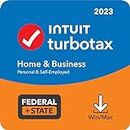 TurboTax Home & Business 2023 Tax Software, Federal & State Tax Return [Amazon Exclusive] [PC/Mac Download]