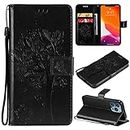 NATUMAX Phone Cover Wallet Folio Case for APPLE IPHONE 6S, Premium PU Leather Slim Fit Cover for IPHONE 6S, 2 Card Slots, Horizontal Viewing Stand, exactly fitting, black