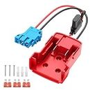 Kzreect Power Wheels Adapter for Milwaukee M18 Battery Converts 18V Power Wheels Batteries Comes with Fuse Holder and Wire Harness Connector Compatible with Peg-Perego Kids Ride-on Toys