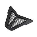 GJDZSWYXGS Motorcycle Air Inlet Head Cover Aluminum Mesh Intake Guard Protector Compatible With Yamaha R15 V3 2018 2019 2020 Decoration Accessories (Color : Black)