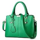 FiveloveTwo Womens Satchel Handbag Tote Purse Top Handle Shoulder Bags and Purse green