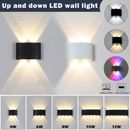 4/8/10/12W LED Wall Lights Up/Down Modern Sconce Outdoor/Indoor Lamp Waterproof