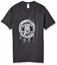 Gas Monkey Officially Licensed Garage Graphic T-Shirts, Gray//Metal Head Men's El, Small