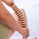Cococar Herramienta de masaje de rodillo de terapia de madera, masajeador de drenaje linfático, meroterapia colombiana, herramienta de rodillo anticelulitis, herramientas de terapia de madera para