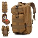 30L Outdoor Camouflage Bag Military Fan Equipment Camping Sports Backpack