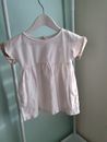 AUTHENTIC Burberry Baby Girl Toddler Dress White Pique Cotton 12 M- near new