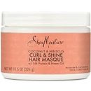 SHEA MOISTURE Moisture Coconut and Hibiscus Curl and Shine Hair Masque for Unisex 12 oz Masque