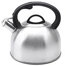 GGC 3L Tea Kettle for Stove Top, Loud Whistling Tea Kettles Water Boiler, Stainless Steel Kettle with Anti-Heat Handle and Simple Touch Button to Control Kettle Outlet