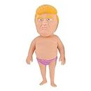 Trump Swimsuit Decompression Dough Ball with Golden Necklace and Swimming Trunks Sand-Filled Squishy Fidget Toys Stress Relief Toy Stress Toys Donald Trump mercha (Purple)