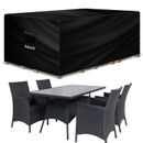 Waterproof Garden Furniture Covers Heavy Duty Outdoor Patio Table & Sofa Covers