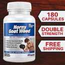 Horny Goat Weed For Him - 180 Caps 3 Months | L - Arginine | Zinc | Men | Pills 