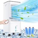 Portable Air Conditioners, 3-IN-1 Evaporative Air Cooler[5.5L Water Tank], Portable AC w/ 3 Wind Speeds & 7H Timer, 60° Oscillation Room Air Conditioner for Home Office Kitchen Garage-N