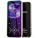 AGPTEK MP3 Bluetooth 5.3 con Auricolare,32 GB Lettore Musicale HiFi in Metallo con Schermo a Colori TFT da 2,4",con Altoparlante,Pulsante a Sfioramento/Radio FM/Registrazione,Supporto TF-128 GB (Nero)